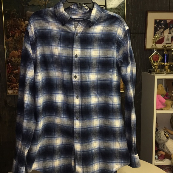 croft & barrow Other - Men’s Croft and Barrow blue plaid shirt